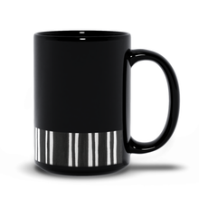 Load image into Gallery viewer, Striped Black Mug
